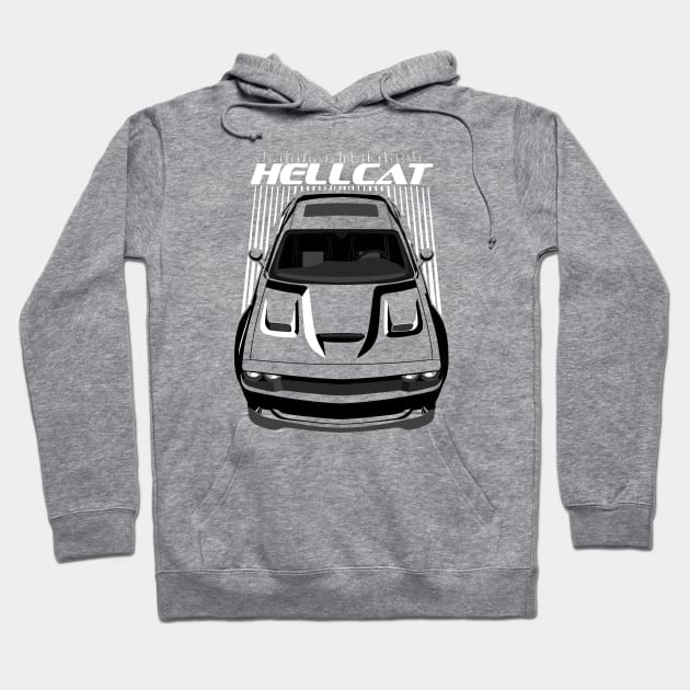 Challenger Hellcat - Bright Transparent/Multi Color Hoodie by V8social